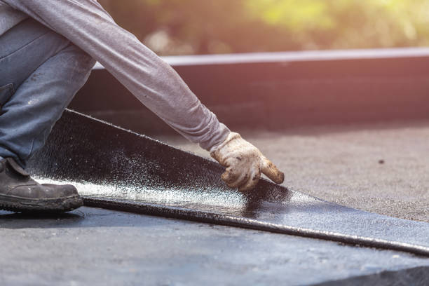 Professional Basement Waterproofing technician working in The Plains, VA